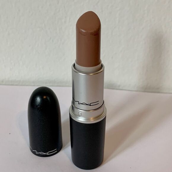 MAC Cosmetics FRESH BREW Lustre Lipstick Rare Discontinued Full Size *USED* Nude - Picture 6 of 7
